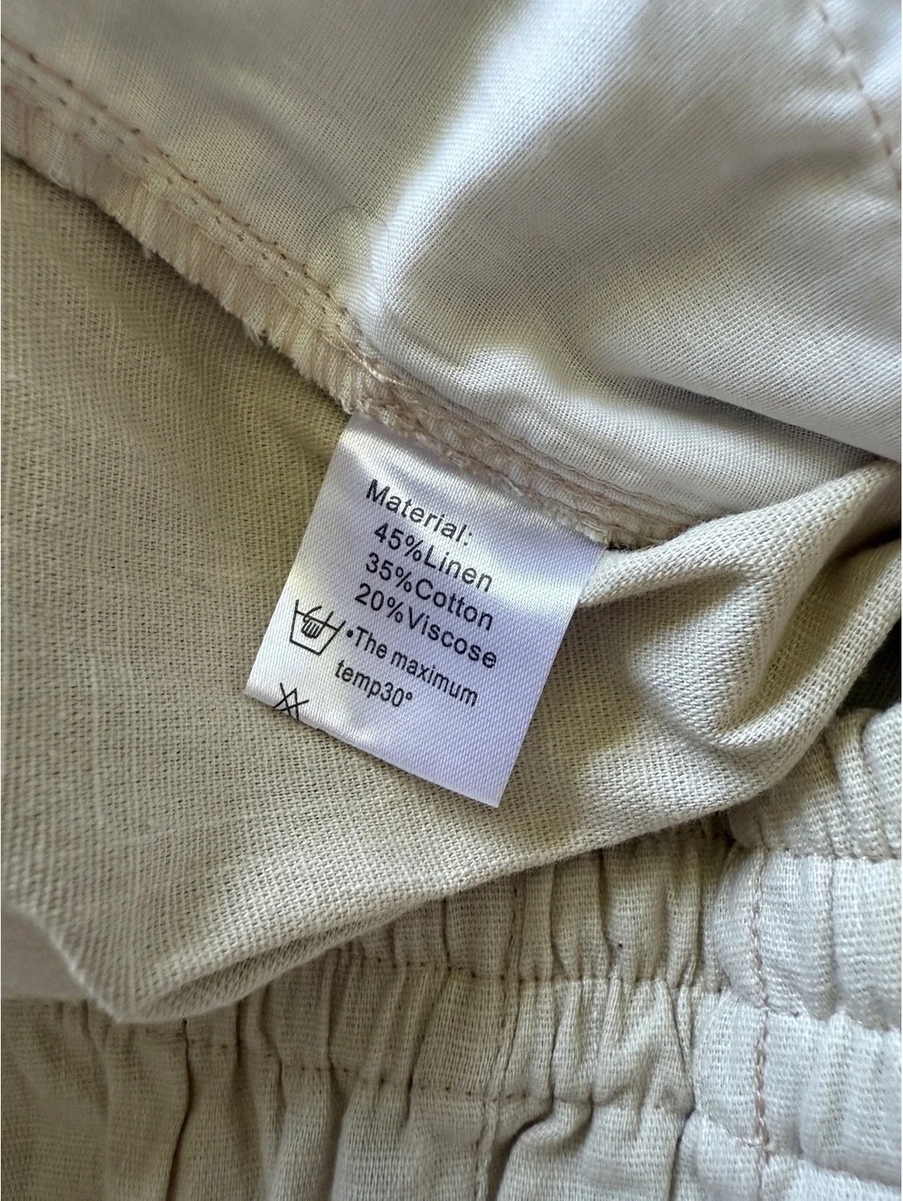 NWOT Men’s Linen & Cotton Blend Pants size 38